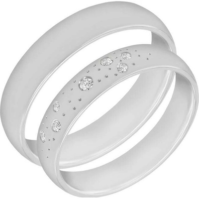 Eppi Zlaté snubní prsteny s diamanty Erich RW34559