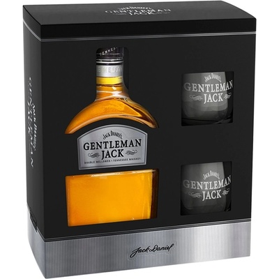 Jack Daniel's Gentleman jack 40% 0,7 l (darčekové balenie 2 poháre)