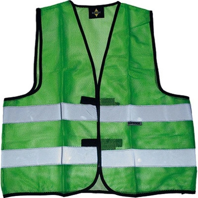 Korntex Thessaloniki Reflexná sieťovaná vesta KX502 Green