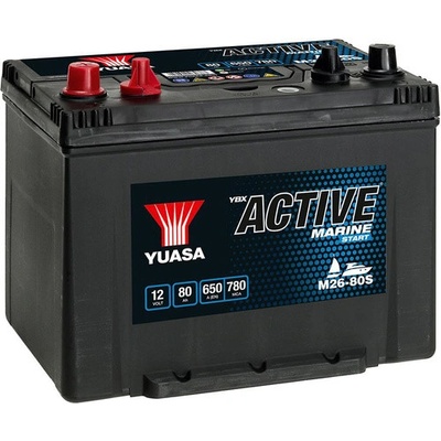 Yuasa YBX Active Marine Start 12V 80Ah M26-80S