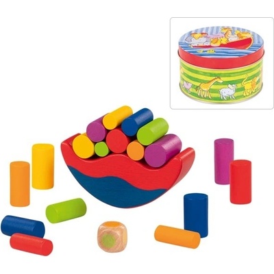 Goki minihra v plechovce Druh: Balanční loďka