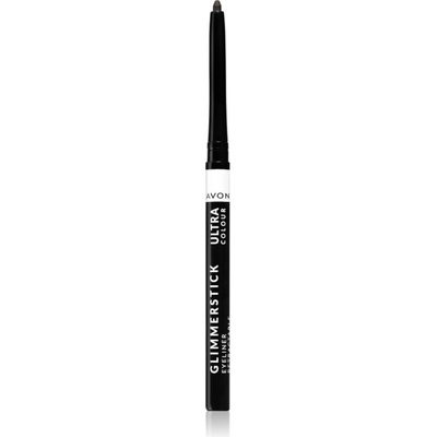 Avon Glimmerstick Diamond прецизен молив за очи с витамин Е цвят Black Bioux 0.35 гр