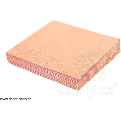 Wimex ubrousky 3V apricot 20ks 33x33cm
