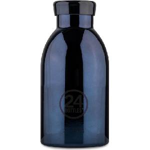 24Bottles Термобутилка Clima Grand черно сияние 330 мл (205)