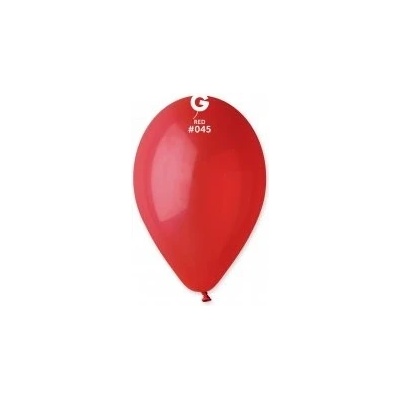 Gemar #045 Balónek 30 cm 12" červený – Zboží Dáma