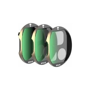 PolarPro - DJI Mavic 4 Pro - Vivid ND/PL Filter Collection - Filter 3-Pack - ND4/PL, ND16/PL, ND64/PL - Fully Compatible with Mavic 4 Pro Gimbal and Optics - M4PRO-VIVID