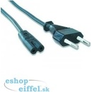 Kabel GEMBIRD síťový 1,8m VDE 220/230V napájecí notebook 2 pin