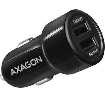 Axagon SMART autonabíječka s porty 2x USB-A - 24W - černá PWC-5V5 - možnost vrátit zboží ZDARMA do 30ti dní