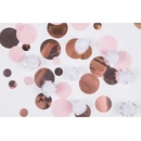 Amscan Konfety ružovozlaté s plyšovými pompomami