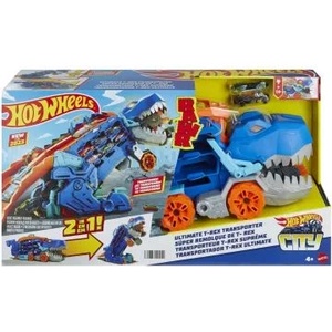 Mattel Hot Wheels City: конвертируем комплект за игра Ultimate Car Transporter T-Rex