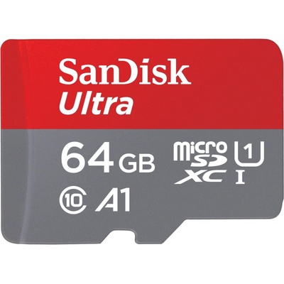 SanDisk microSDXC UHS-I U1 64 GB SDSQUAB-064G-GN6MA – Zboží Mobilmania