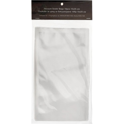 Muhler Пликчета за уред за вакуумиране 10бр 15х25 см (1004864)