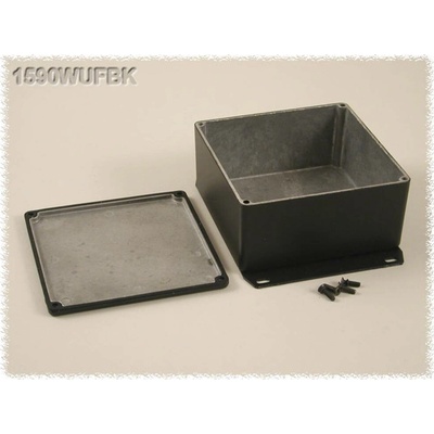 Hammond Electronics 1590WUFBK univerzální pouzdro 119.5 x 119.5 x 59 hliník černá 1 ks