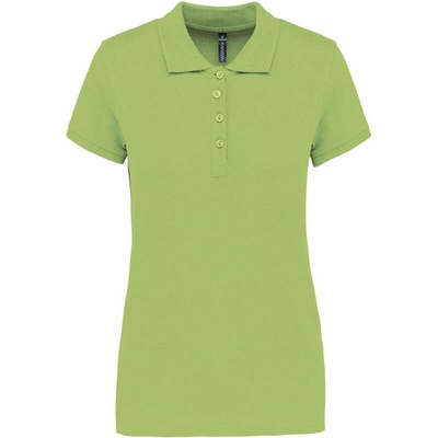 Kariban K255 Dámske piqué polo zelená Lime