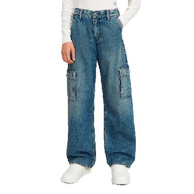 Дънки G-Star Mega Cargo Loose Fit jeans - Blue (Antique Faded Niagara Destroyed)
