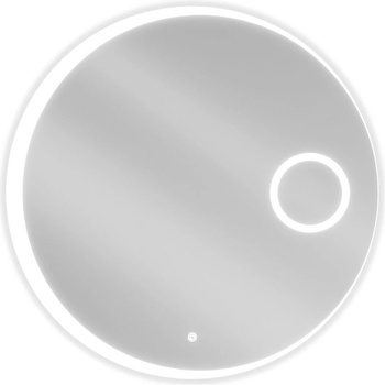 Mexen Ella осветено огледало за баня с козметично огледалце, кръгло 80 см, LED (9811-080-080-611-00)