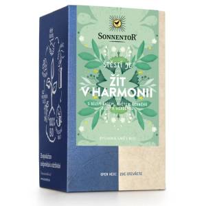 SONNENTOR - Щастието е® да живееш в хармония, порционен чай, БИО, 18 бр