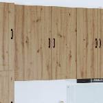 vidaXL Стенен шкаф PORTO Дъб 40 x 31 x 100 см Инженерна дървесина (885474)