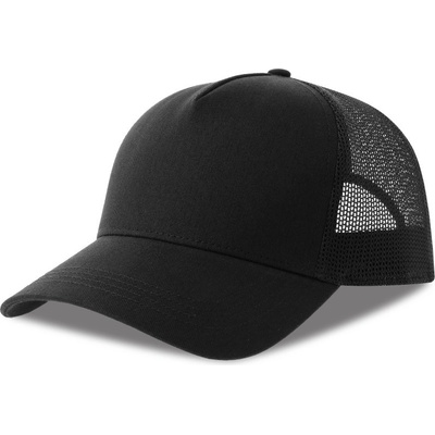 Atlantis Headwear Rapper Cotton-S 5 panelová Trucker COT33026080899-black/black Černá/černá