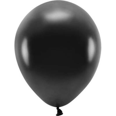 EKO balónek metalický ČERNÝ 26 cm