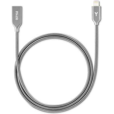 Метален кабел iSTYLE 1.2м - сребрист (K-PL9915112100004)