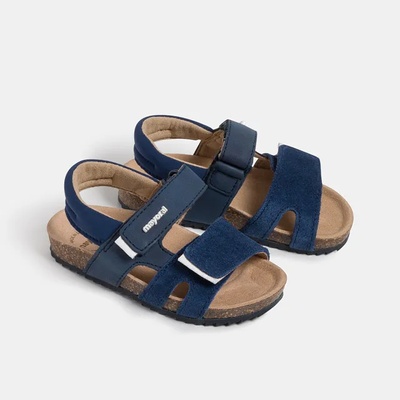 Mayoral Сандали с велкро ленти за бебе момче в синьо Майорал