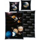 Herding obliečky Slnečná sústava bavlna 140x200 70x90