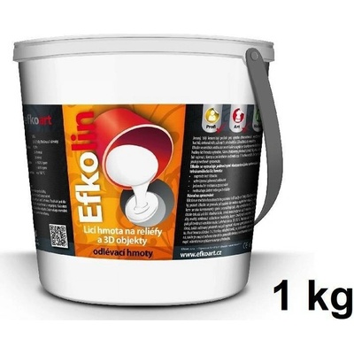EFKOLIN - tvrdá odlévací hmota 1 kg