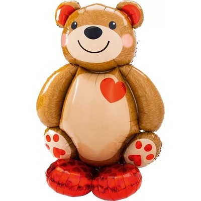 AirLoonz stojaci obrí balónik Macko 121 cm
