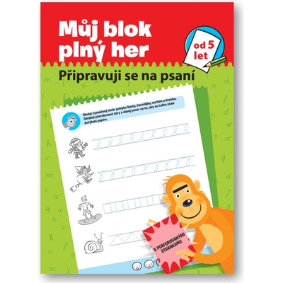 Můj blok plný her od 5 let - Připravuji se na psaní