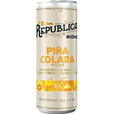 Republica Piňa Colada 6% 0,25 l (plech)