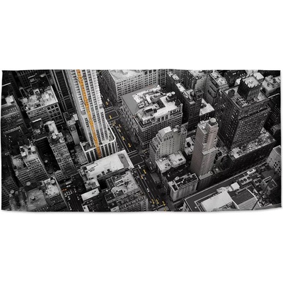 Sablio Ručník s potiskem Pohled z mrakodrapu 50 x 100 cm