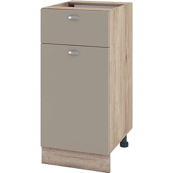 ИРИМ Долен кухненски шкаф Сити АРФ-Капучино мат-11-24 40 см