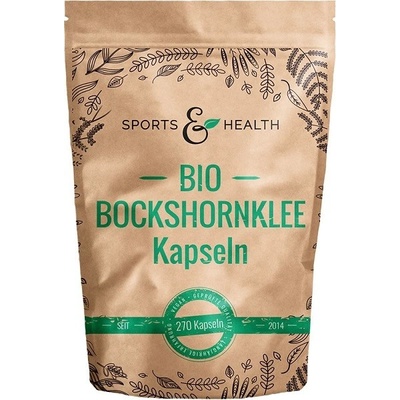 Sports & Health BIO Pískavice řecké seno 650 mg 270 kapslí