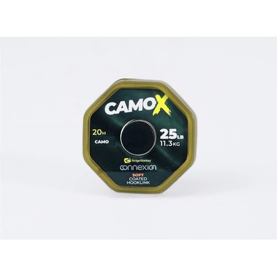 RidgeMonkey šňůra Connexion CamoX Soft Coated Hooklink 20m 25lb – Sleviste.cz