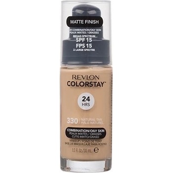Revlon Cosmetics ColorStay dlhotrvajúci zmatňujúci make-up SPF15 330 Natural Tan 30 ml