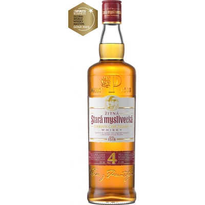 Stará Žitná Myslivecká Bourbon CASK RESERVE 4y 40% 0,7 l (holá láhev)