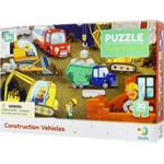 dodo Детски пъзел Dodo Transport Series - Строителни превозни средства, 30 части (300373) - ozone