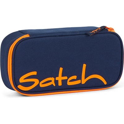 satch Ученически несесер Satch - Toxic Orange, на 2 нива