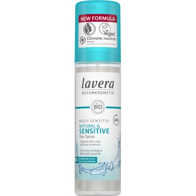 Lavera Basis Sensitive Спрей дезодорант Natural & Sensitive, 75 ml