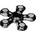 Fidget Spinner kov 4,5 černý