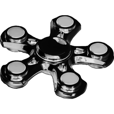 Fidget Spinner kov 4,5 černý