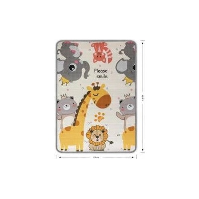 Milly Mally FOAM MAT - TWO-STONE - 4685 - ROLL-UP - KINDER - SEA AND AFRICA - 120x178 cm