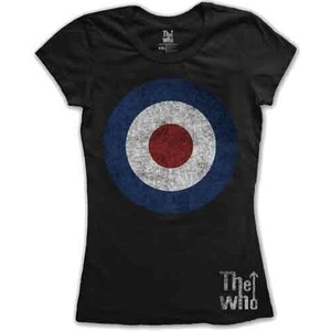 The Who Target Distressed Тениска с къс ръкав Black M Дамски (WHOTEE02LB02)