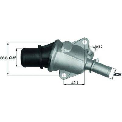 Termostat, chladivo MAHLE TI 105 88