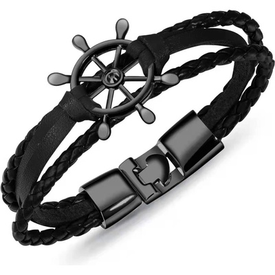 HARAHU Мъжки Гривна wh-15249 - Черен kp15249 (wh-15249)