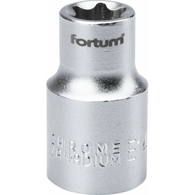 Kľúč nástrčný TORX, E14, 1/2”, FORTUM
