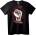 NOONEBRAND Тениска Оцелял юмрук - L, Black