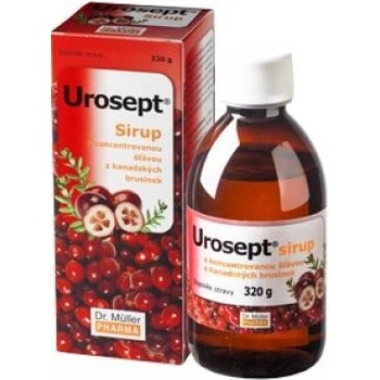 Dr.Muller Sirup Urosept s brusnicami + Vitamín C 320 g