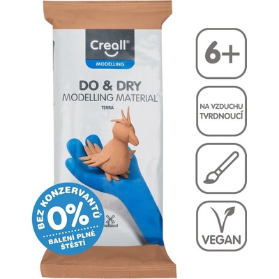 Creall Modelovací hmota samotvrdnoucí terakota 500 g
